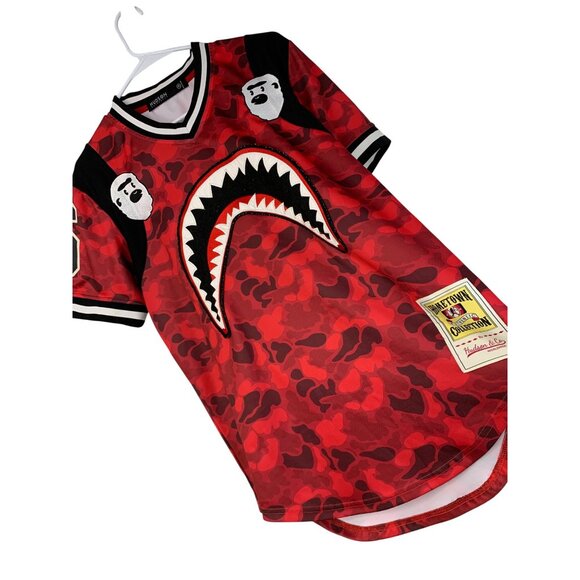 Hudson & Co Hometown Collection Kill Ape Camo Print Jersey M Red $ 7617 Street - Picture 1 of 13